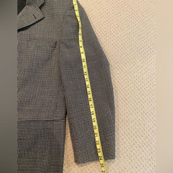 Bellisimo Men's Vintage Black/Gray Houndstooth Sports Jacket/Blazer Size 42 - Picture 8 of 15